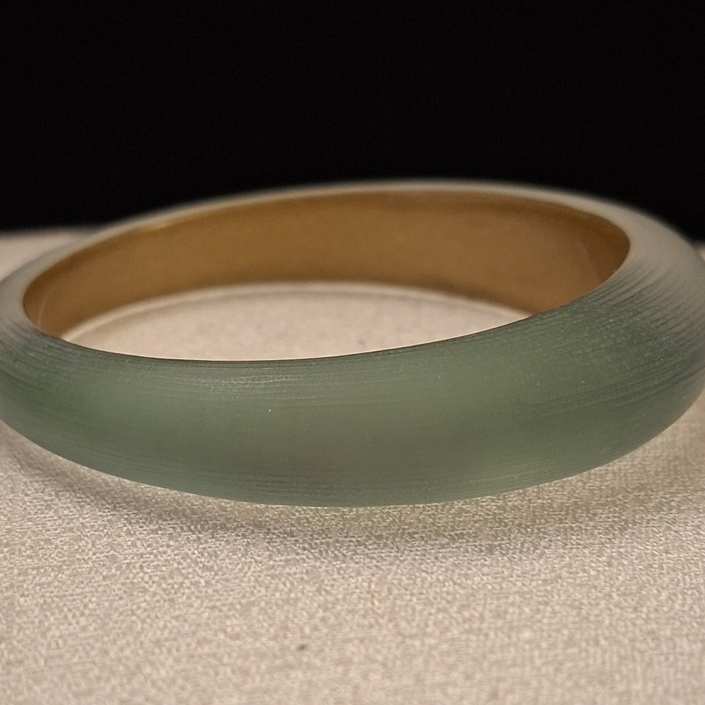 Alexis Bittar Mint Green Lucite Bangle Bracelet - Picture 3 of 4